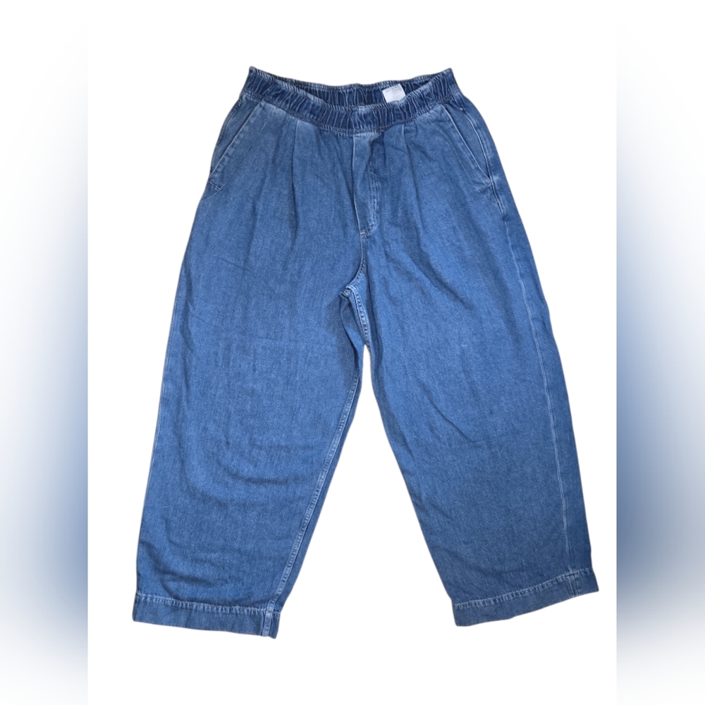 COS Blue Wide Leg Jeans